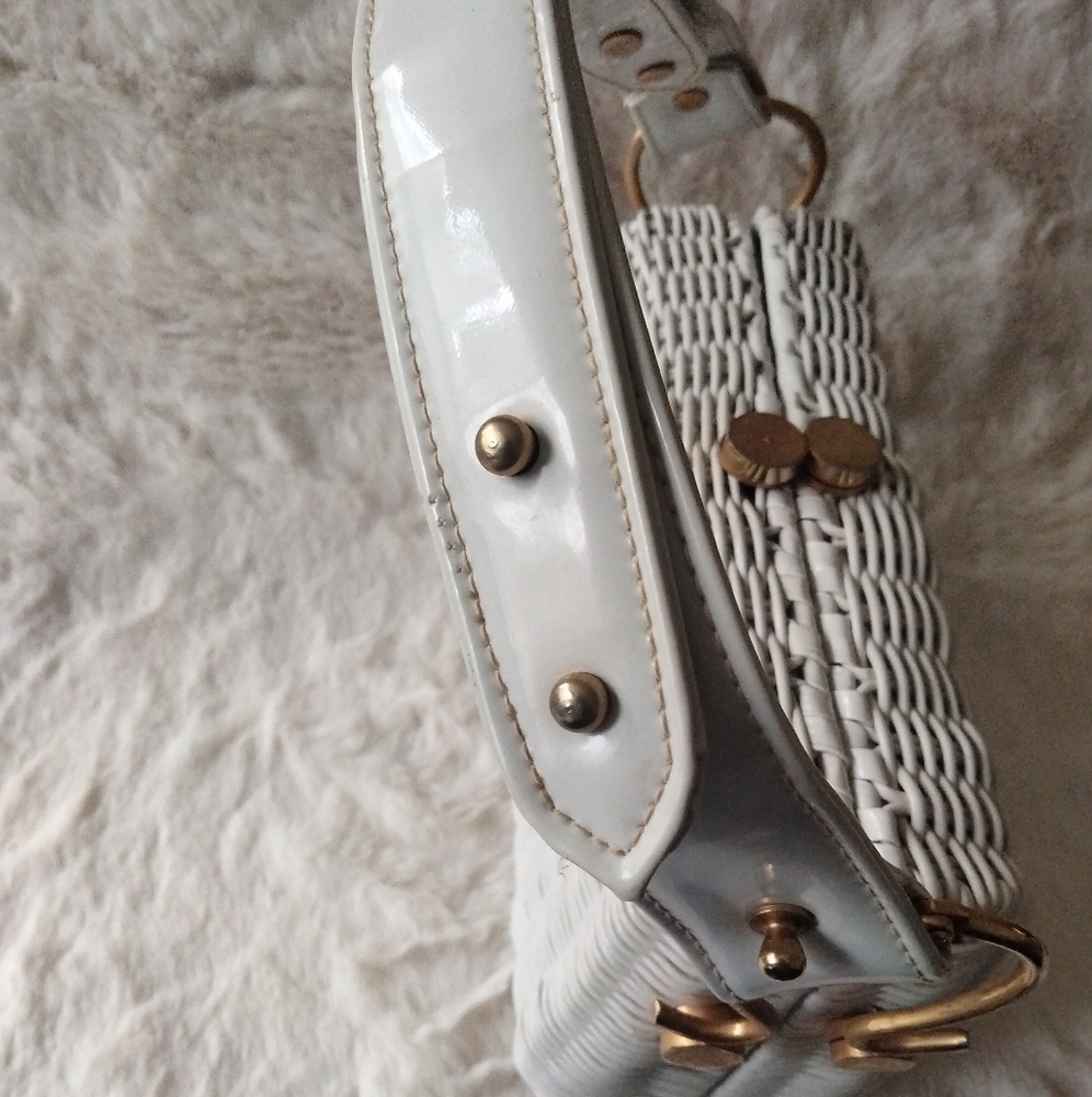 Vintage 1960's Lesco Lona Wicker Style Purse - Picture 3 of 16